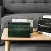 Creative Leather Tissue Storage Box Container Case Foldable Home Kitchen Bedroom Car Desktop Napkin Paper Holder Organizer 2