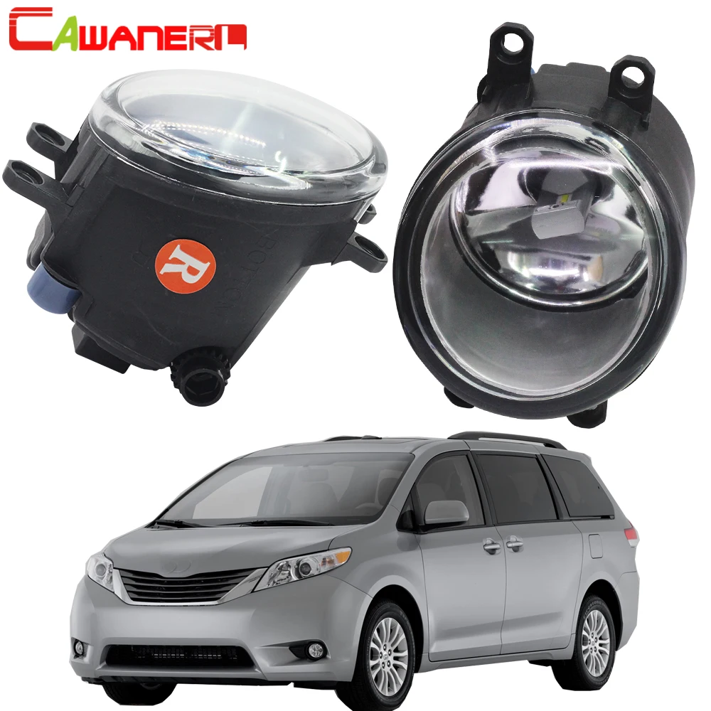 Cawanerl для Toyoya Sienna 2009 2010 2011 2012 2013 Противотуманные фары Дневные Фары Светильник