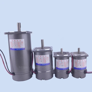 

DC12V/24V/220V 120W 160W 180W 200W DC permanent magnet motor, high speed optical axis, high torque, reversible, speed regulation