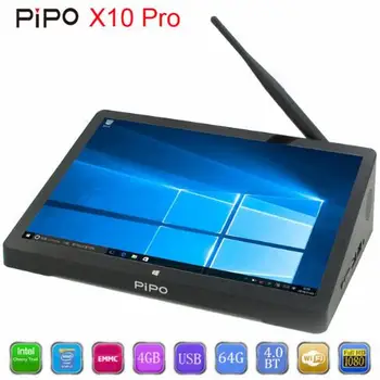 

Original PIPO X10 Pro Mini PC 10.8inch Intel Z8350 Quad Core Windows 10 OS Mini Pc 4G/2G 32G/64G TV Box Windows PC Computer