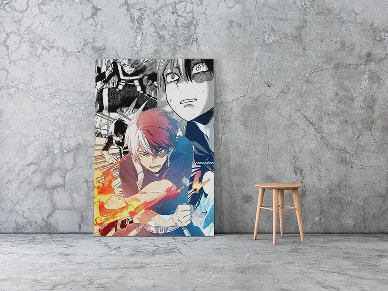 Шото Тодороки Boku no Hero Academy Wall Art Холст украшение постеры принты для гостиной декоративная картина для спальни