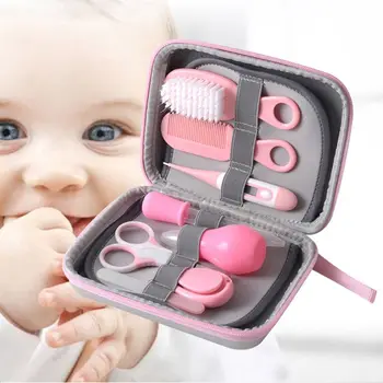 

8 Pcs/Set Baby Grooming Kit Thermometer Essential Baby Care set for Toddler Girls Boys
