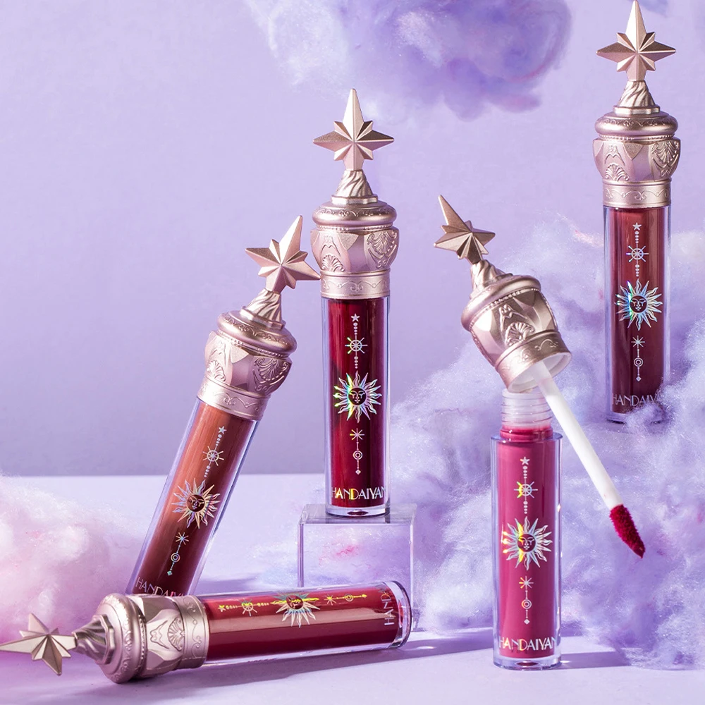 Plumper Lip Gloss Shimmer Lips Makeup Waterproof Glossy Mirror Lip Tint Cosmetic Moisturizing Long Lasting Nude Liquid Lipstick