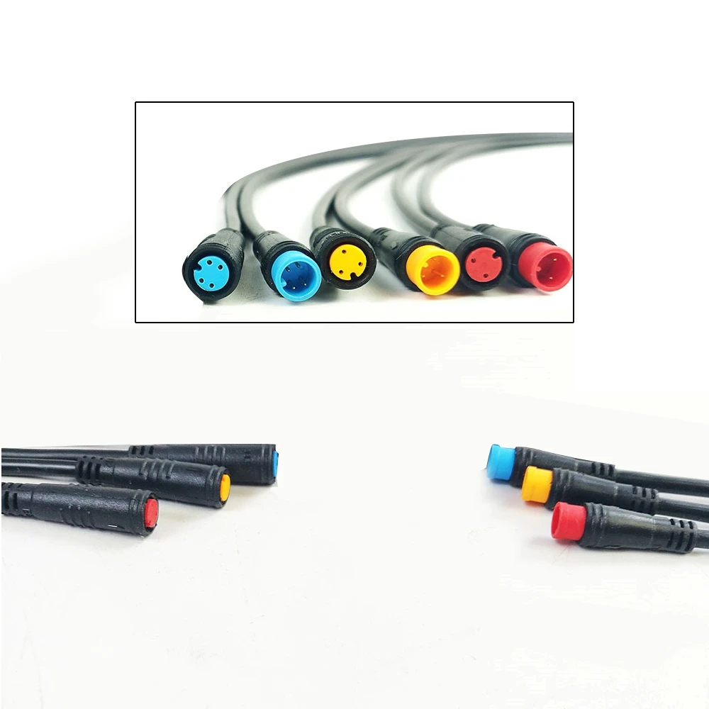 Waterproof Cable Connector for Ebike Light Throttle Ebrake Display Ebike Parts Extend Cable