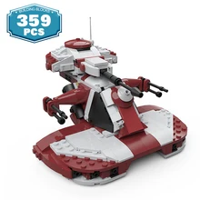 

MOC Space Wars AAT 75283 Modification Ww2 Military Tank Building Blocks Weapon Soldier Figures Bricks Assembly Toys for Kids