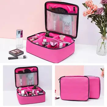 

Professional Toiletry Bag Makeup Organizer Cosmetic Case Travel Large Capacity Toiletry Storage Bag Beauty Kit