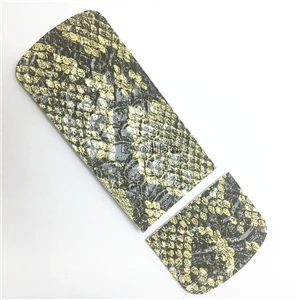 Кожаная наклейка из змеиной кожи для Nokia 8800 Arte 8800A gold edition из змеиной кожи - Цвет: Розовый