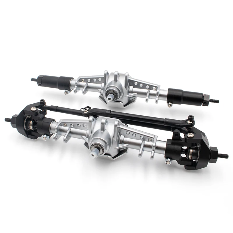 KYX Alumininum CNC PVD front and rear axle for Axial scx10 ii 90046