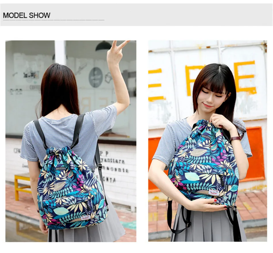 Outdoor Sports Lightweight Men And Women Drawstring Backpack Running Waterproof Backpack Travel Fitness Swimming Bag Soft Back