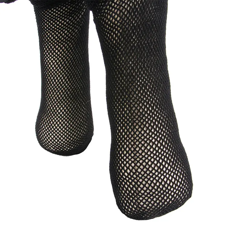 Забавные шелковые чулки для собак реквизит для фотосессии черные чулки с эластичным бортом костюм для домашних животных брюки в сеточку Чихуахуа Одежда Teddy
