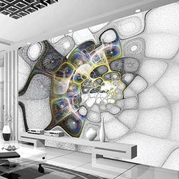 

Custom Any Size Mural Wallpaper Modern 3D Abstract Space Wall Painting Living Room TV Sofa KTV Bar Creative Decor Wall Stickers