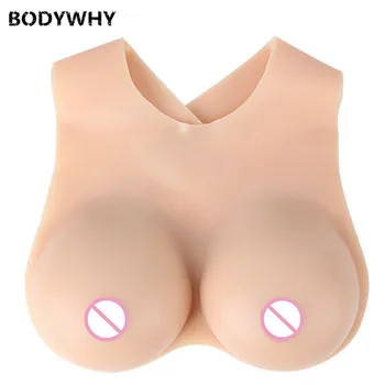 

1200g Artificial Silicone Breast Forms Fake Boobs False Breasts Prosthesis For Crossdresser Transgender Shemale Cosplay