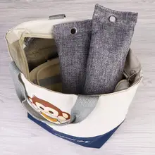 2 шт./упак. бамбуковый угольный мешок от вызывающих неприятный запах снятия с активированным углем, поставлен китайском обувной дезодорант Осушитель Амортизатора