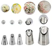 1 PC Blumen Backen Russische Düse Edelstahl Juju Tulip Icing Piping Pastry Tipps Düsen Tasche Cupcake Kuchen Dekorieren Werkzeuge