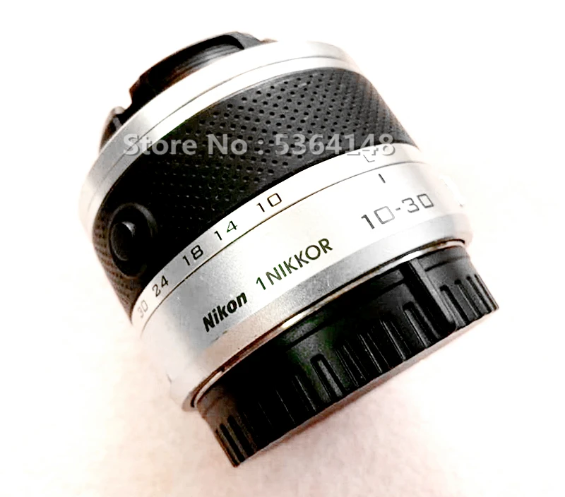 10-30Silvery For Nikon 1 10-30mm Zoom lens V1 V2 V3 J1 J2 J3 J4 J5 10-30 f/3.5-5.6 mirrorless camera lens(Second-hand - Комплект: 10-30Silvery