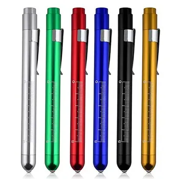 

Medical Flashlight LED Pen Light Flashlight Outdoor Camping Work Lamp Doctor Nurse Diagnostic Pen Clip Spotlight Waterproof
