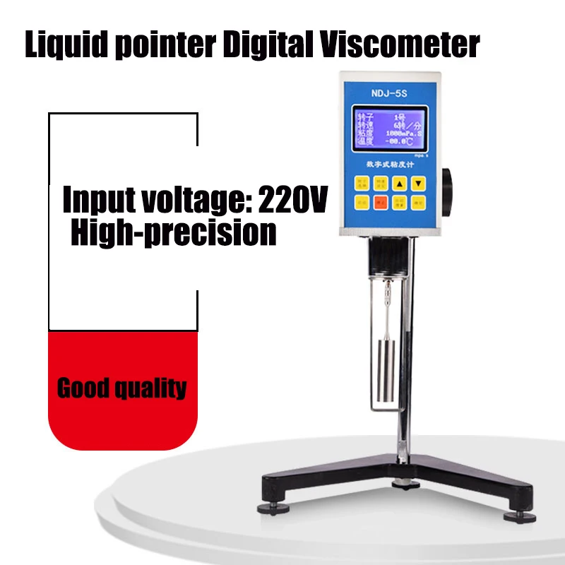 

Liquid Pointer Digital Viscometer Rotary Coating Viscosity Tester High Precision Viscometer Tester