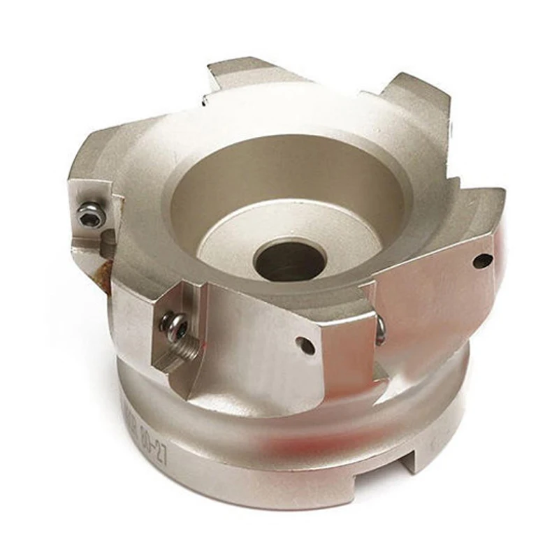 

1pc BAP 400R-80-27-6F 6 Flute Indexable Face End Mill Cutter +10pc APMT1604PDER Inserts +1pc Wrench Good Use