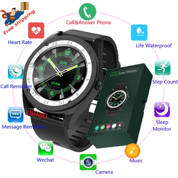 

Smart Watch 2020 With Sim Card Men Women Bluetooth Camera Smartwatch Blood Pressure Fitness Tracker For Apple Android Xiaomi