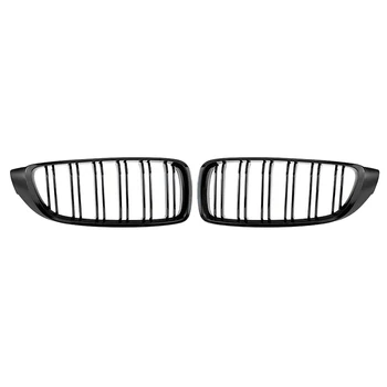 

Black Front Kidney Grill Double Slat M4 Sport Style Grill Fit for F32 F33 F36 F82 4 Series 2013-2018