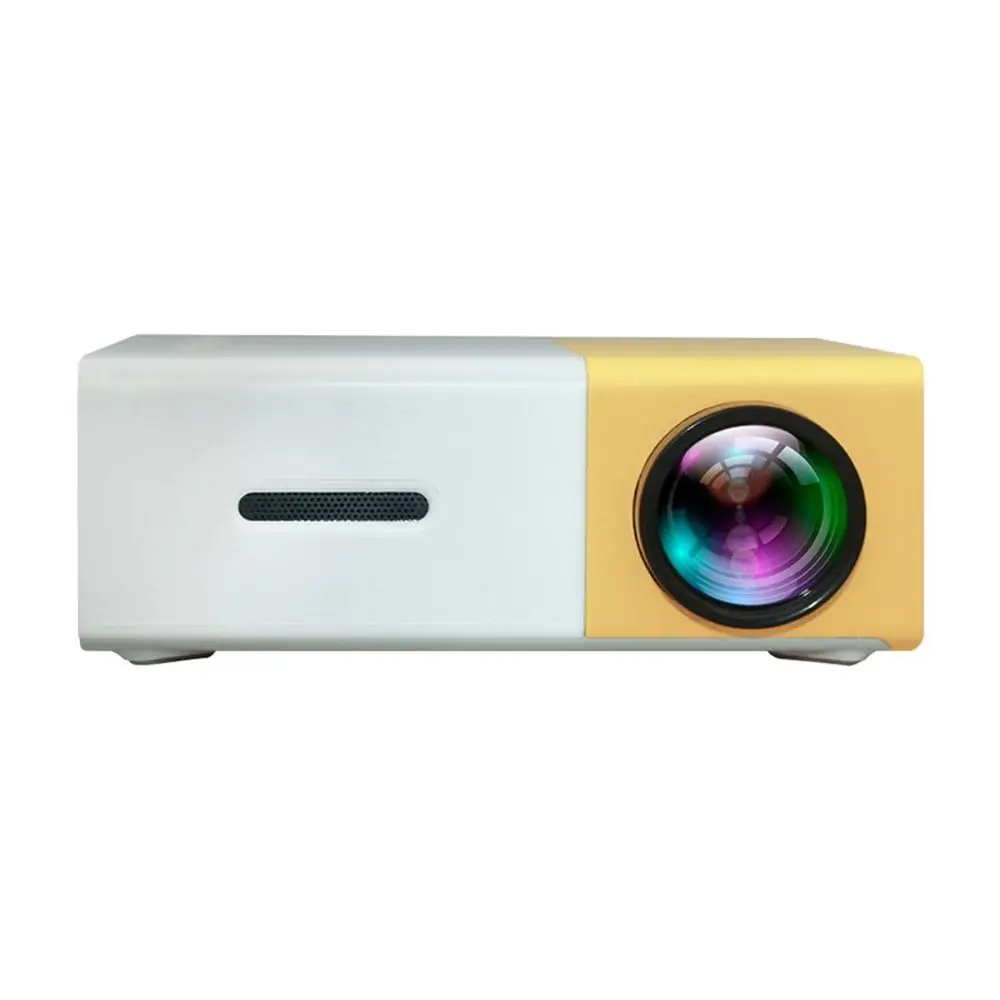 YG300 Светодиодный ЖК мини-проектор 400-600LM портативный HD 1080P видео 320x240 пикселей USB проектор медиаплеер домашний кинотеатр проектор