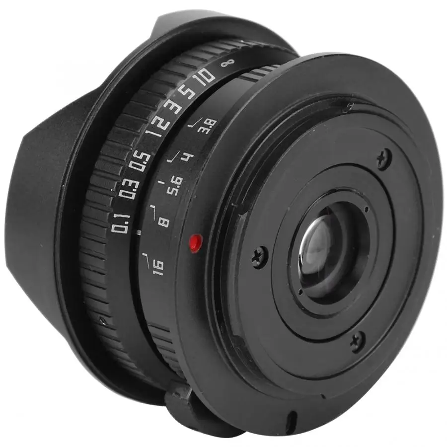 Lentille 8 мм F3.8 рыбий глаз широкоугольный объектив для Olympus M4/3 Крепление камеры cam len аксессуары