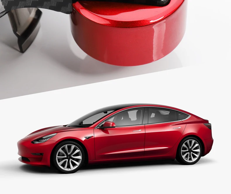 LUCKEASY концентратор Кепки планетарный редуктор двигателя для Tesla модель 3 машинный гараж из 20 дюймов колеса P версия ABS Краски модификации колеса Кепки комплект 4 шт./компл