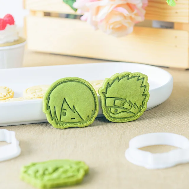 Naruto Rajzfilm Keksz Penész Anime 3D Sajtó Cookie Barkács Háztartási Sütő Szerszám Születésnapi Karácsonyi Parti Főzési Kellékek - Image 5