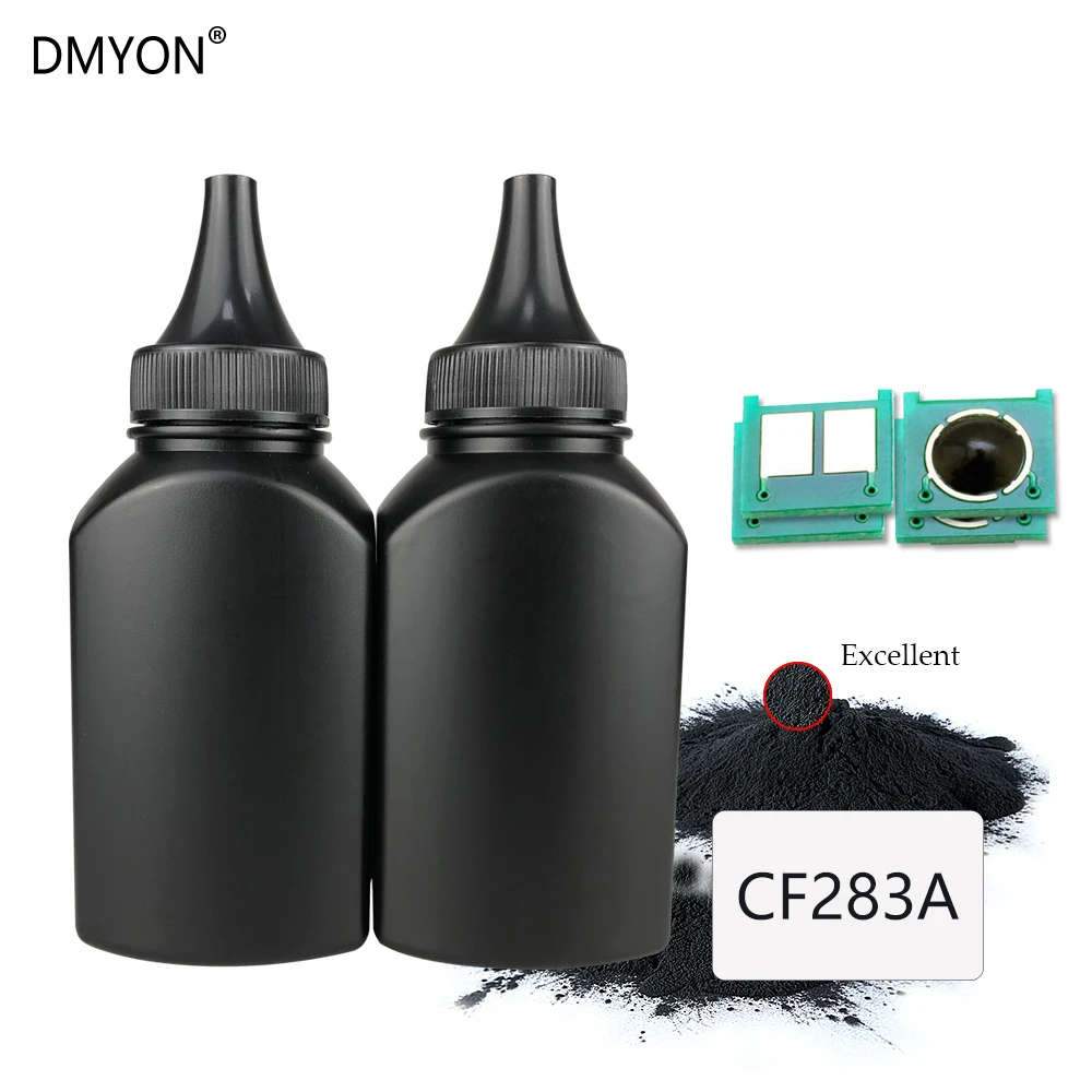 DMYON [Тонер+ чип] совместимый CF283A 283a 283 83a легко Заправляемый Тонер-порошок для hp LaserJet Pro MFP M125nw/M125rnw/M127fn/M127w