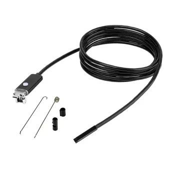 

2M 5.5mm Exposure Light Automatic 2 In 1 Smartphone USB Endoscope Inspection Camera For Android 6 LED at Hard-to-Reach Areas