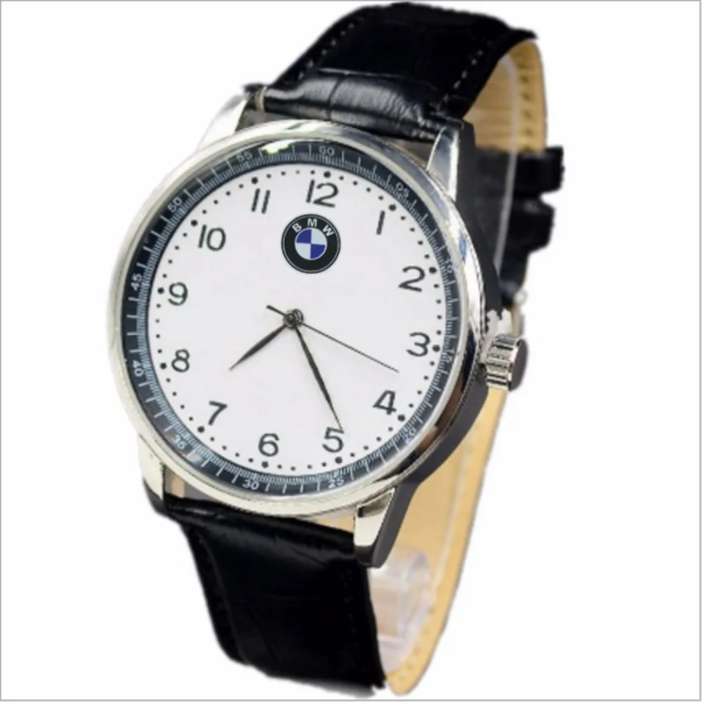 2 pcs Clock Wrist Watch - Цвет: black and white