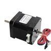 Free Shipping Nema17 Stepper Motor 42BYGH 1.8A 52N.CM 17hs8401S-SZ  42X48mm motor Double Shaft  For 3D Printer Monitor Equipment ► Photo 2/6