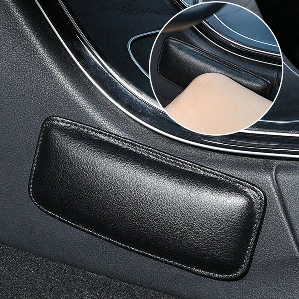 

Practical Leather Car Leg Cushion Knee Pad Pillow Thigh Support Center Console Door Armrest Knee Cushion Car Interior Decoration