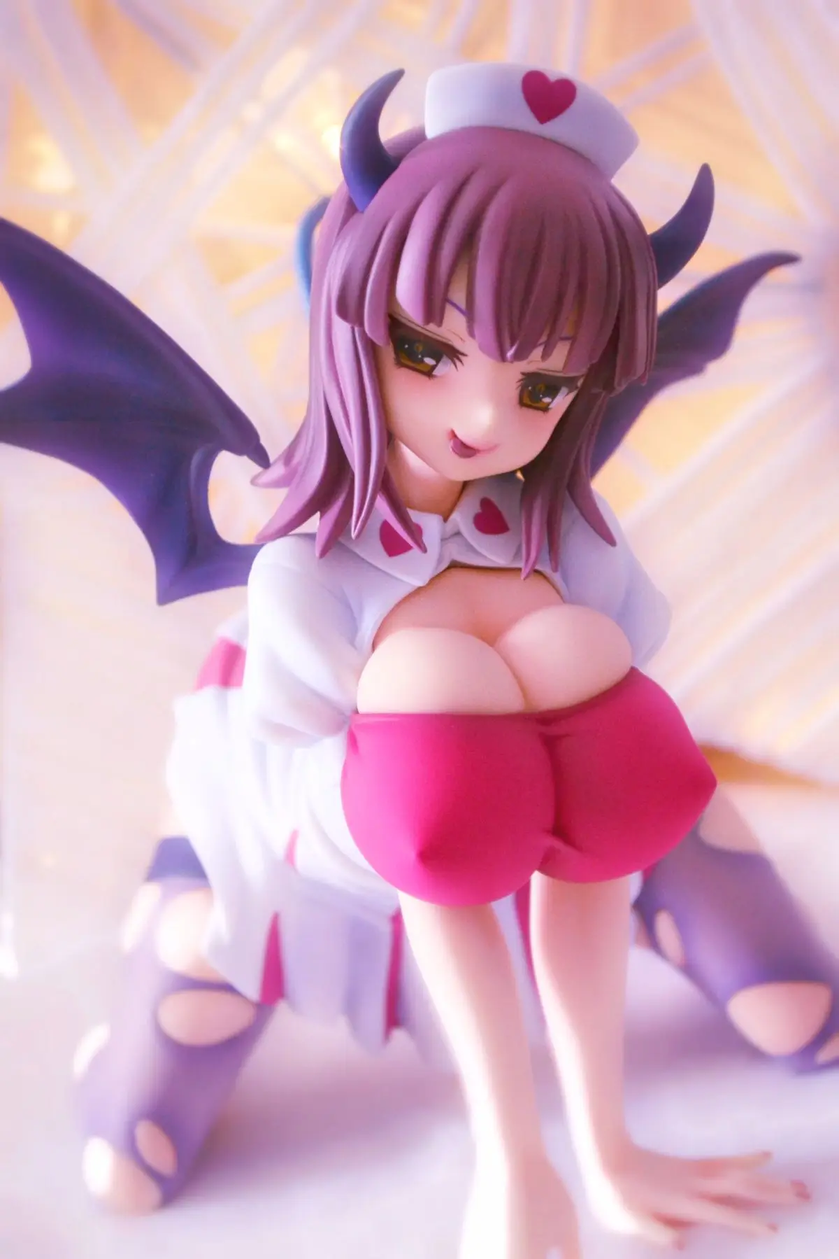 Японская сексуальная фигурка для девочек аниме Q six KenKetsu Akuma Akane BlackDevil ver. Кукла