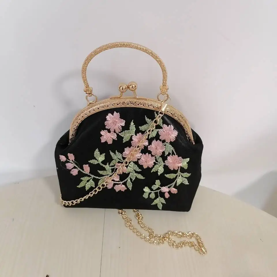 wedding flowers bag bags women's handbag chain phone women shoulder crossbody bag (6)