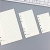 filler papers refill planner A5 A6 Ivory White Standard 6-hole Inner Page Loose Leaf Paper Refil Folhas Set Refill Planner A7 ► Photo 2/5