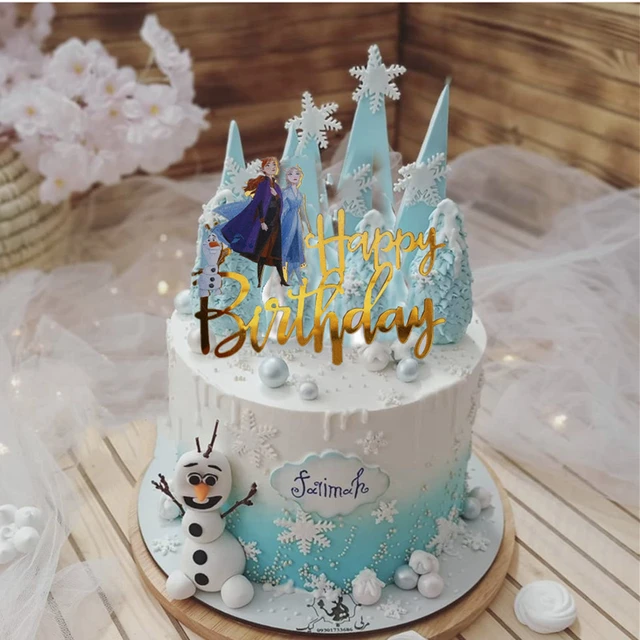 Elsa Birthday Decorations Cake Topper  Elsa Frozen Birthday Decoration Cake  - Disney - Aliexpress