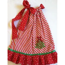 Красное рождественское платье для маленьких девочек, Детский новогодний праздничный костюм Санты Детские праздничные платья для девочек возрастом от 2 до 5 лет, детская одежда