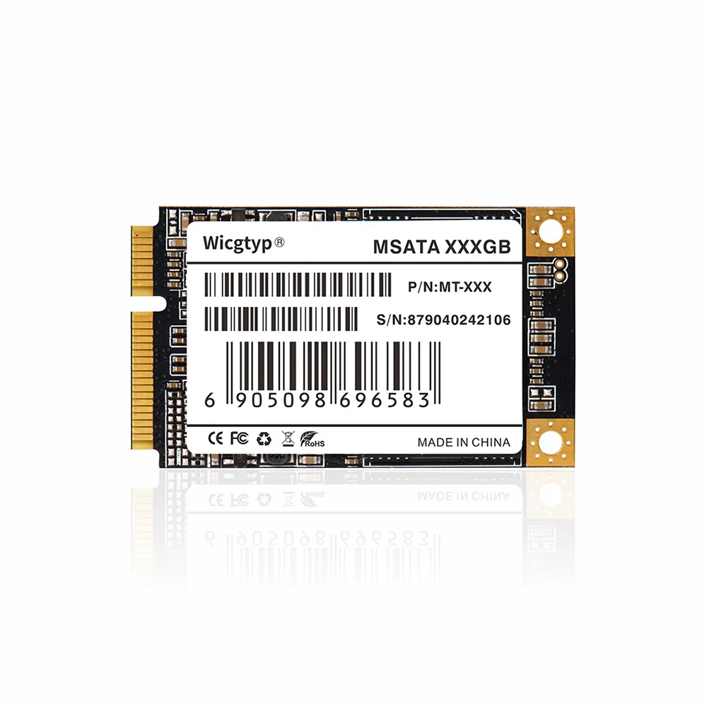 Wicgtyp mSATA SSD SATA3 III 6 SATA II 16 ГБ 32 64 Гб 128 256 512 1 ТБ HD твердотельный накопитель диск для