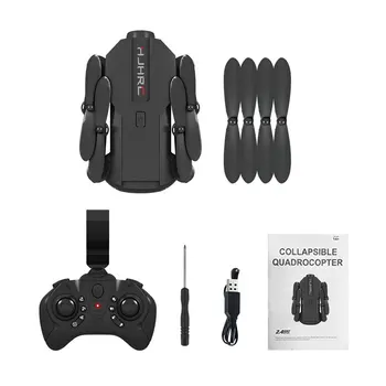 

HJ66 Mini Folding Uav Aerial Photography Black Camera Fixed Height Real Time Aerocraft One Key Return With Storage Bag