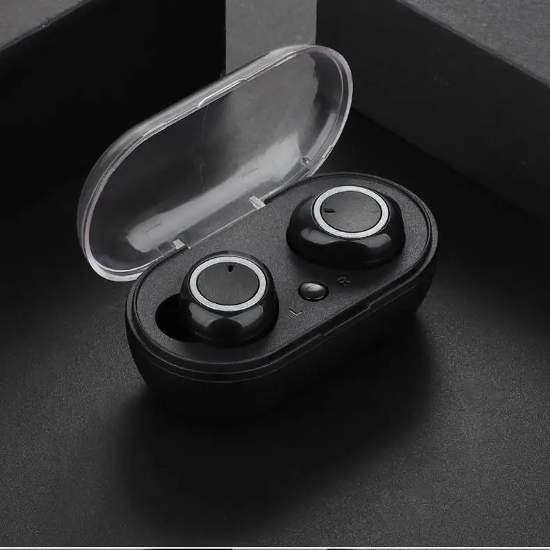 Наушники DishyKooker TWS Bluetooth 5,0, стильные стереозвуки, гарнитура, беспроводные наушники для близнецов, водонепроницаемые наушники для iPhone, Xiaomi - Цвет: Silver