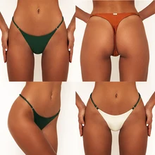 Женская одежда для плавания, бикини,, нижняя часть, с боковыми завязками, бразильские стринги, купальник с высокой посадкой, Шорты для плавания, женский купальник, бикини