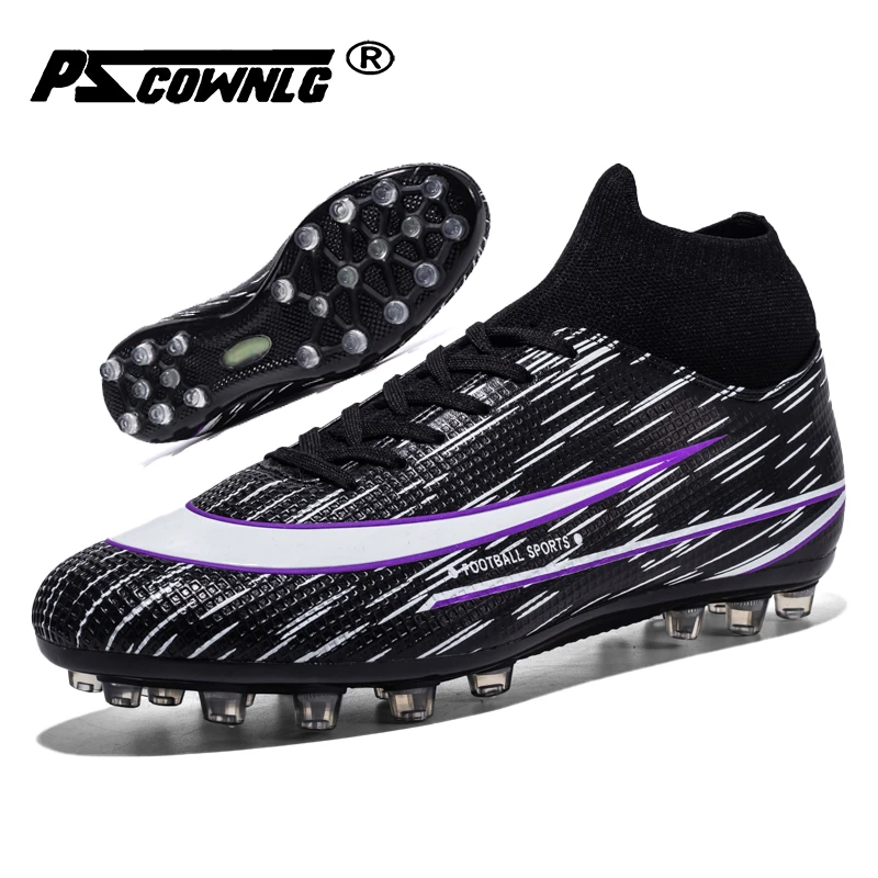 Botas de fútbol doradas para zapatos de fútbol el tobillo, de suave, calcetines de entrenamiento de férula, novedad de 2021|Calzado fútbol| - AliExpress