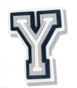 Single Letter 1Pcs Black White Alphabe Shoe charms Button Accessories Shoe DIY Decoration Wristband Kids X-mas Gift  Croc Jibz Y