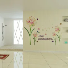 Новые креативные классные Розовые Настенные наклейки для спальни шкаф живопись SK9016 Съемная водонепроницаемая клейкая бумага с фабрики