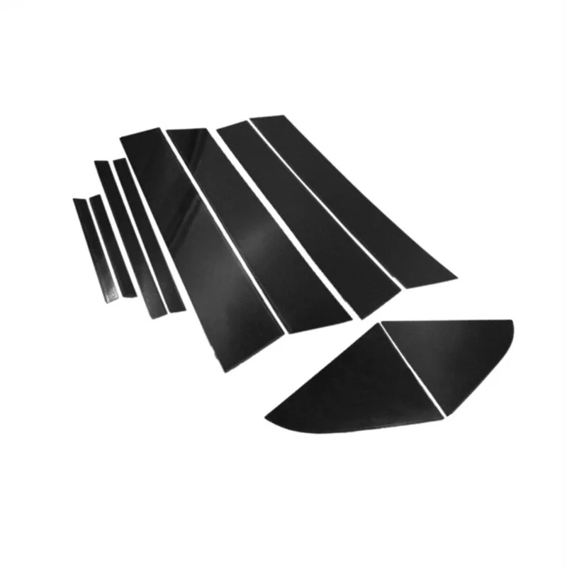 10PCS Polished Pillar Posts Fit Chevrolet Cruze 2009-2015 Window Trim Cover BC Column Sticker car stickers,car window stickers,car window trim stickers