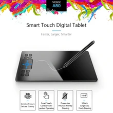 VEIKK A50 10 cal Tablet graficzny Tablet graficzny pokładzie ręcznie tablica do pisania elektronicznych 0.9cm 8192 poziom cyfrowy tablet