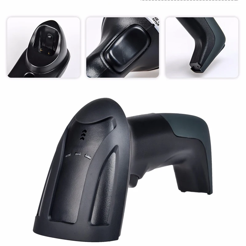 2d barcode scanner Wirelress Barcode Scanner And RD-H8 1D/2D QR Bar Code Reader PDF417 for POS and Inventory office scann H6