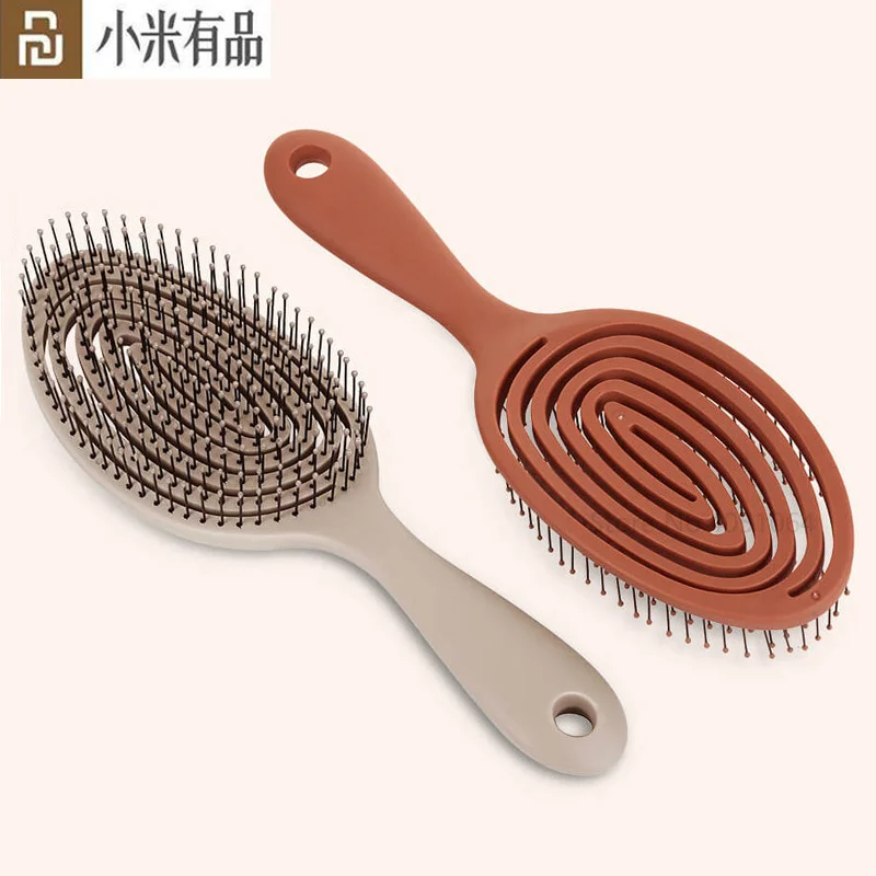 Расслабляющая эластичная Массажная расческа Youpin Xinzhi портативная щетка для волос