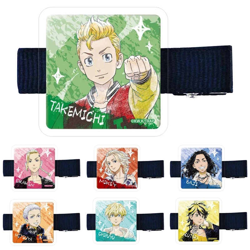 Tokyo Revengers Hair Clips Cartoon Woman Animation Peripherals High Quality Hair Accesories